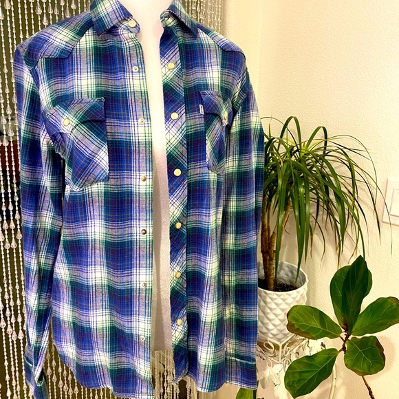 LEVI PLAID SHIRT - Picture 5 of 6